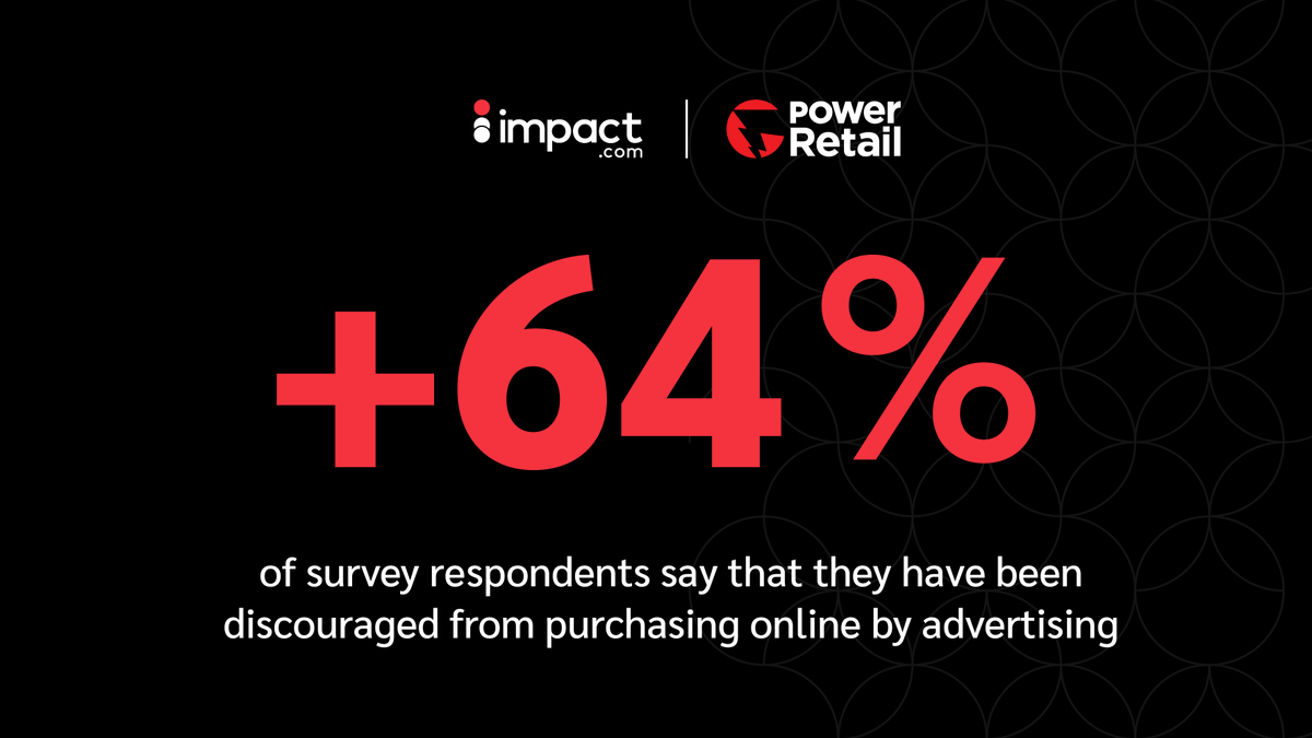 on Twitter "Your online ads are chasing more than half of