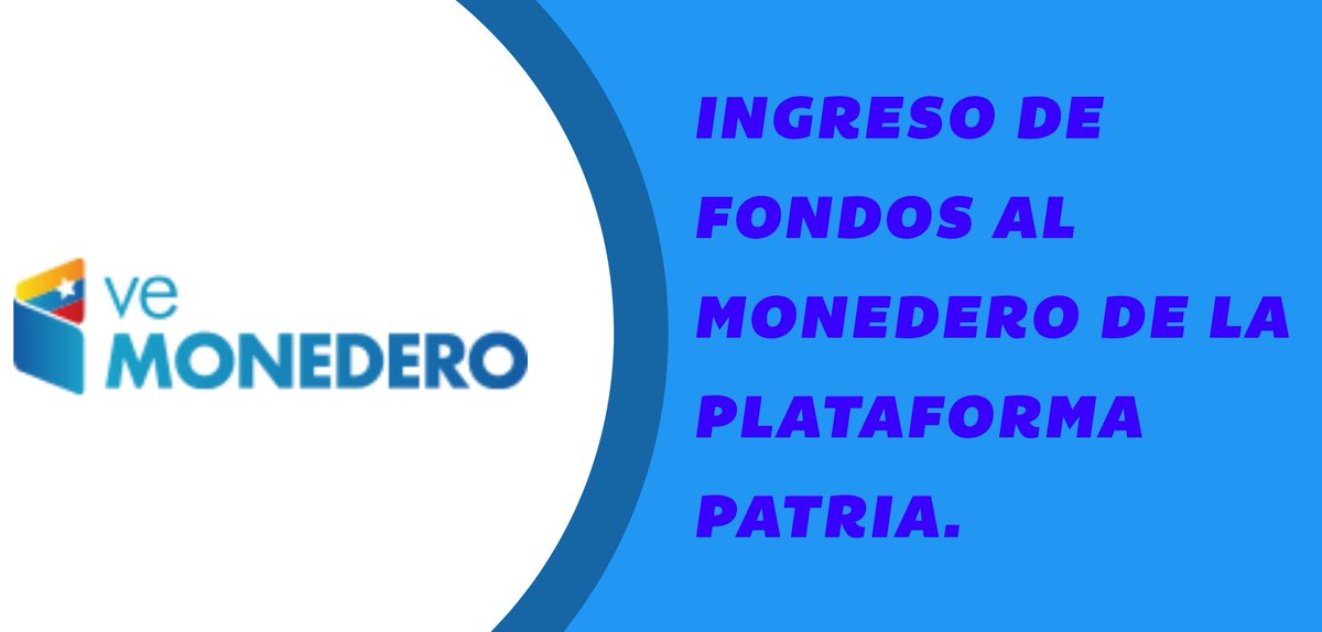 Ingreso de fondos al Monedero de la Plataforma Patria.

La Plataforma Patria informa que iniciará el período de pruebas para el ingreso de fondos a su Monedero. Desde lo bancos conectados al Sistema Nacional de Pago (Crédito Inmediato) implementando por el BCV.