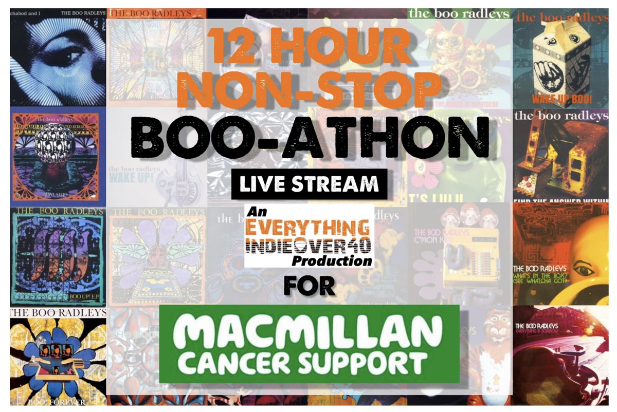 IndieOver40's tweet photo. HELP π
Steve will be dropping a 12 HOUR non-stop live DJ set of every Boo Radleys song released in the 90s for @macmillancancer on 29th Oct
Thatβs 196 songs he will playing without a break!
Your support for this unique challenge would be amazing π
https://t.co/ud5PT0sZtr https://t.co/vf5HA6bqLa