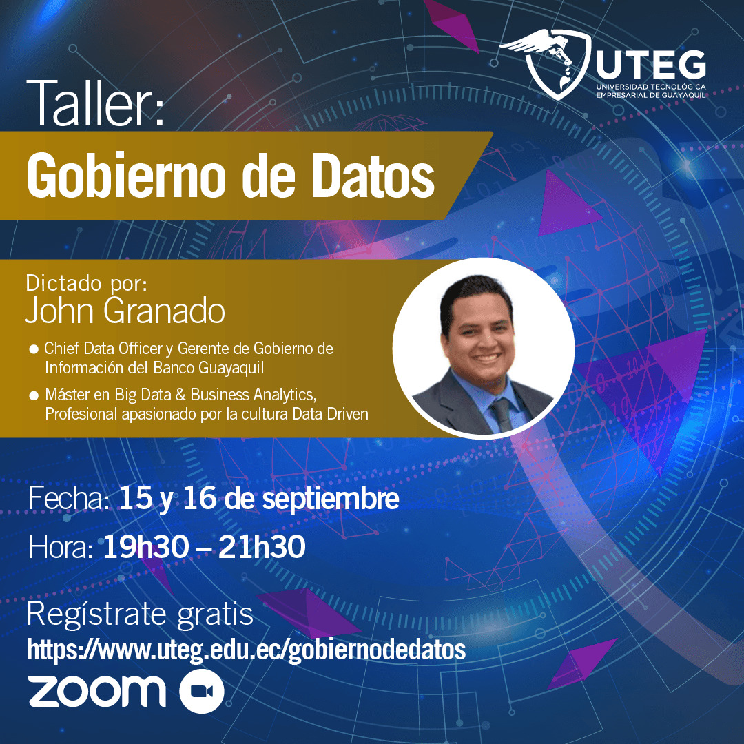 UTEG_ec's tweet photo. ¡Inscríbete al Taller de Gobierno de datos! 

Ingresa al siguiente enlace para poder registrarte y al culminar el curso recibirás un certificado #UTEG 

🌐 https://t.co/3n3CPvLmZA

#UTEGPORLOSDATOS #Ciberseguridad #Auditoría #Curso #Gratis #PoderLograrlo https://t.co/Vkou5o6lt4