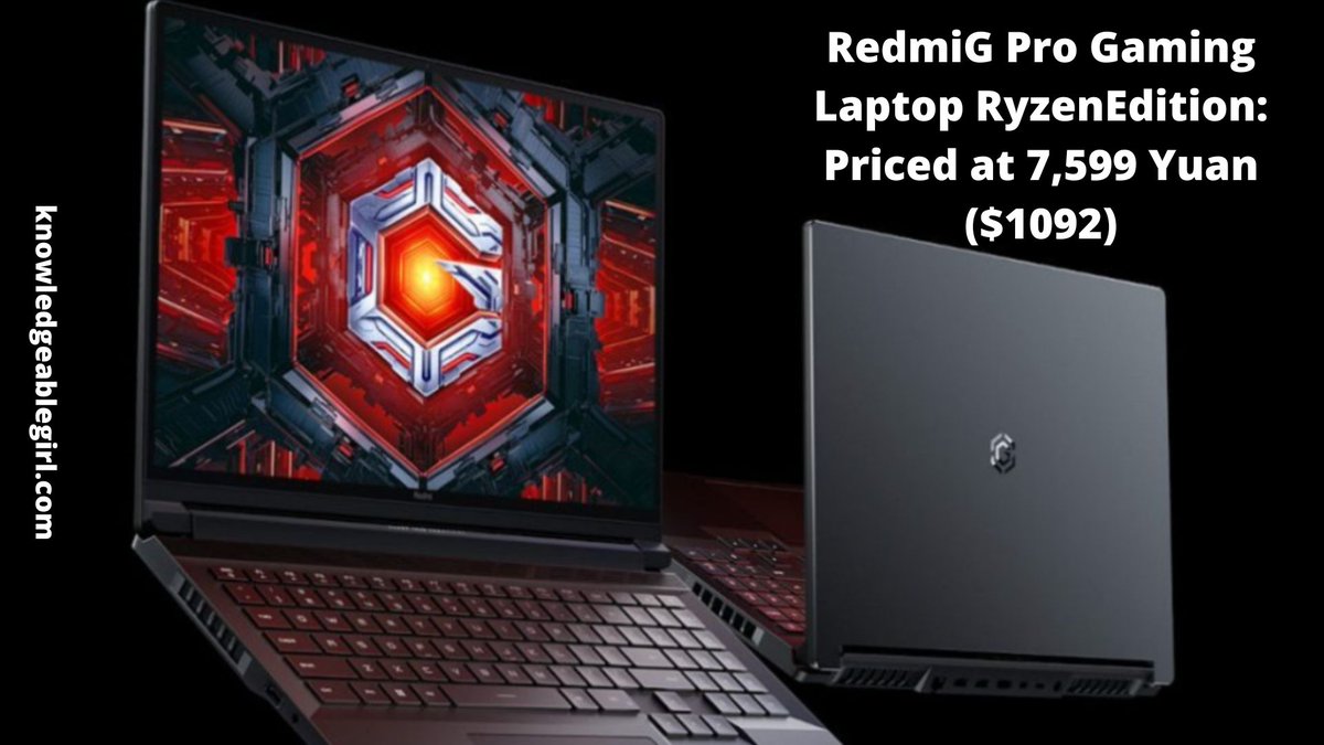 knowledgeable_G's tweet photo. Redmi G Pro Gaming Laptop Ryzen Edition: Priced at 7,599 Yuan ($1092)
The Redmi Company is known for building electronic gadgets like mobile phones, digital watches, hand free, earbuds and laptops. Read more: https://t.co/eVboRAnw2r
#Redmi #redmigpro #games #GamingLaptop https://t.co/quy9RH36bX