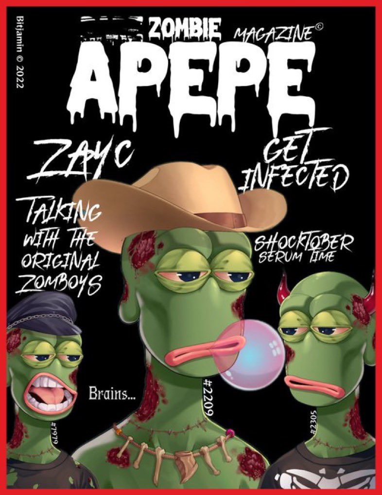 Rare_Bow's tweet photo. @RareApepeYC @Bitjamin 💪💪🧟‍♂️🧟‍♂️🧟‍♂️ https://t.co/HTM7WH6EMj