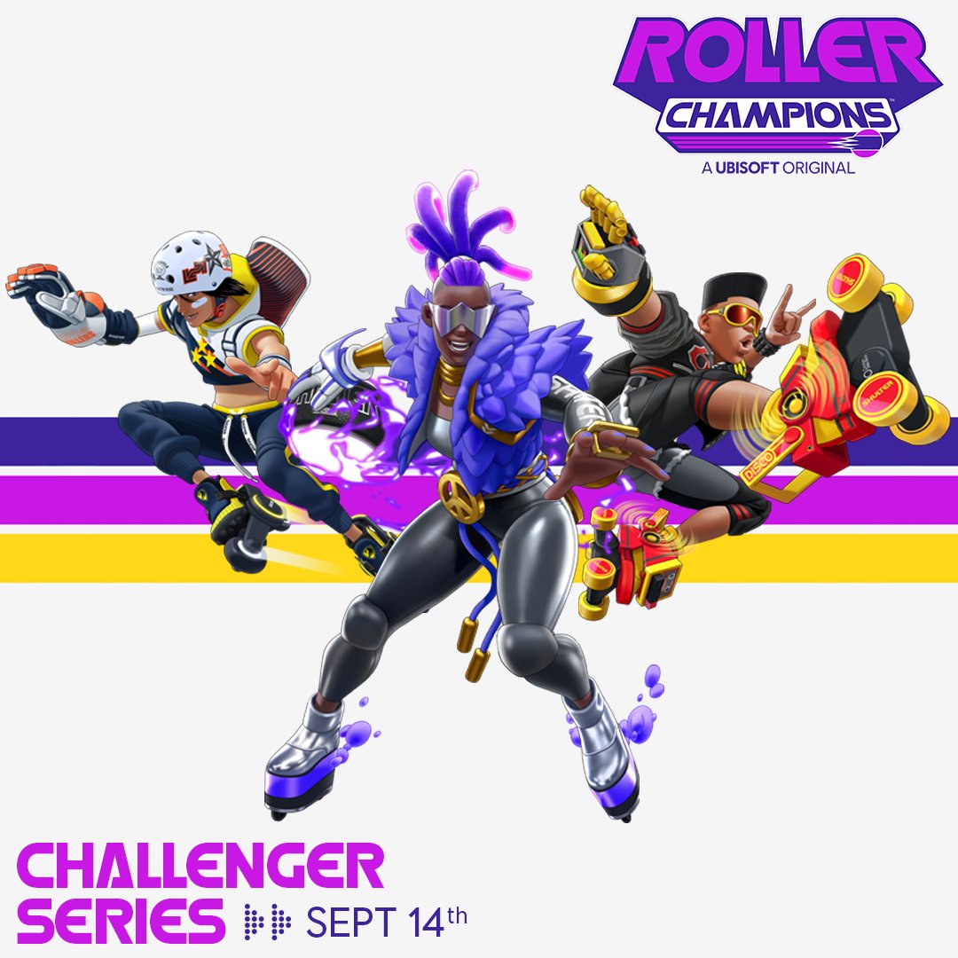 IT'S HEATING UP 🔥 The Roller Champions Challenger Series is here! 

Registrations open Sept. 14 for ANYONE IN EUROPE to rep their country and roll towards the Champion's prize! 🏆