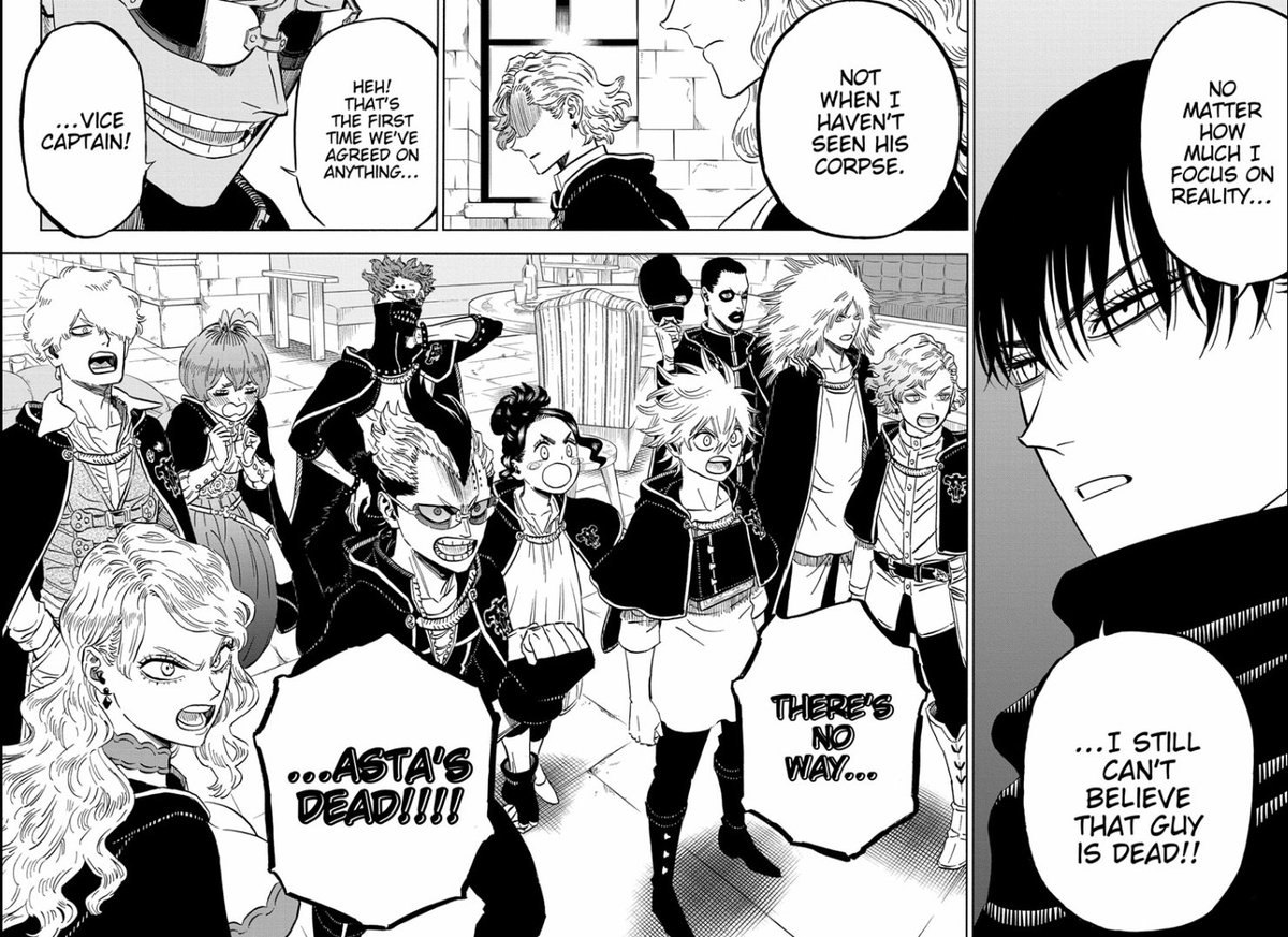 ShadzMangaOnly's tweet photo. This is basically the anitwitter response to all character deaths rn.
We don't believe it if we don't see a it.
Even if we do see it then we require a body.
Even then we'll accept it but not 100%.
Not till the end. 😅
#BlackClover337 #ShadzBC #BC337 https://t.co/oeTKFtI55o