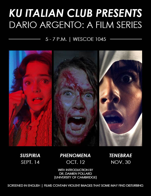 The weather may still be warm but we have thrills and chills planned for our Italian film series this fall. 😱🫢