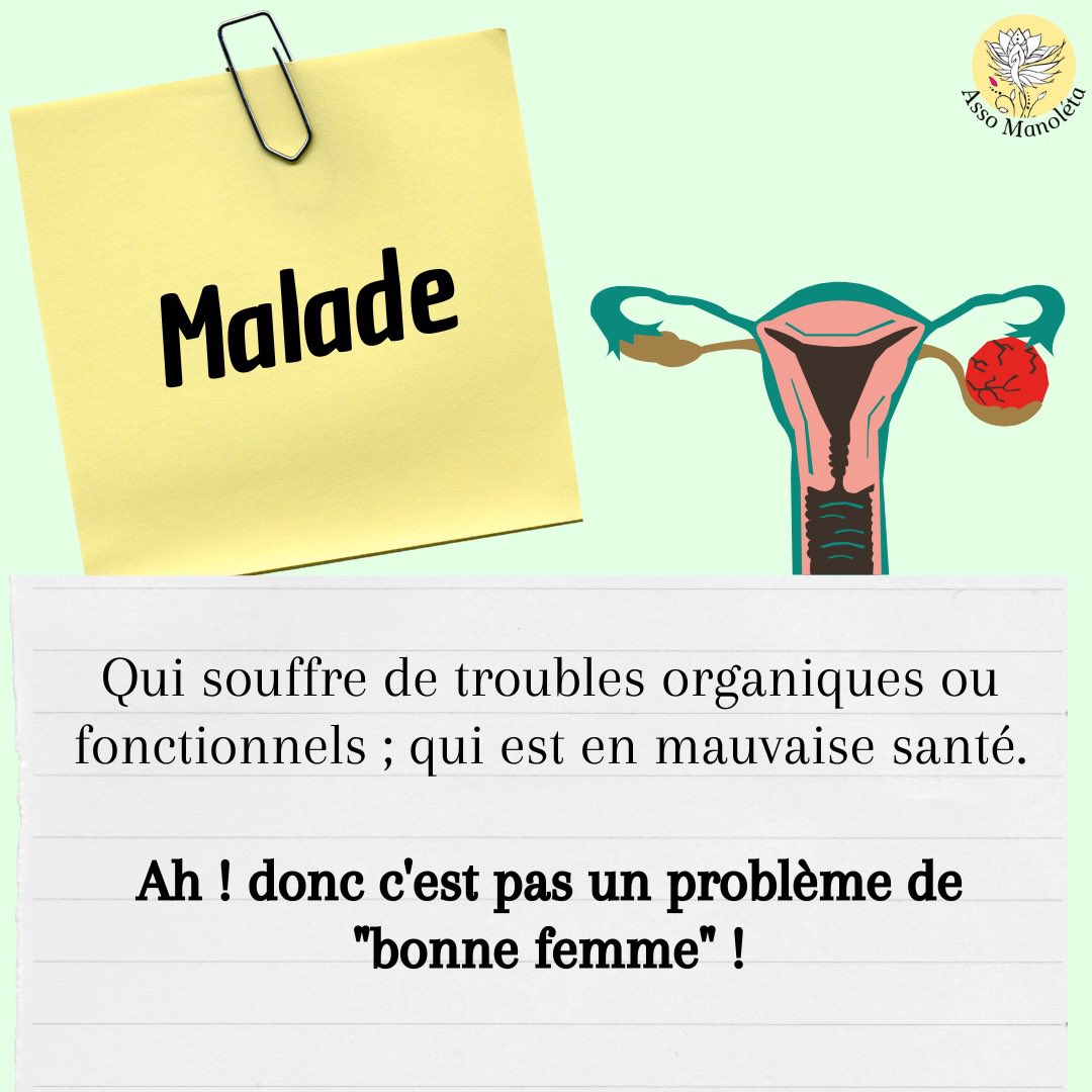 Manoleta84's tweet photo. #lexique #definiton #endométriose #adénomyose 💛 https://t.co/3yAdO2FvKg