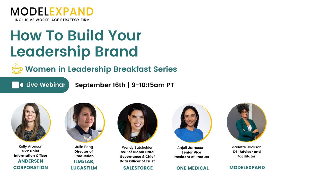On September 16, Julie Peng, Director of Production, <a href="/ILMxLAB/">ILMxLAB</a>, will join <a href="/ModelExpand/">ModelExpand</a> for their Women in Leadership Breakfast Series to share her journey of building a positive leadership brand.

RSVP for the virtual event here: di.sn/6015MPLHP

#VFX #WomeninLeadership