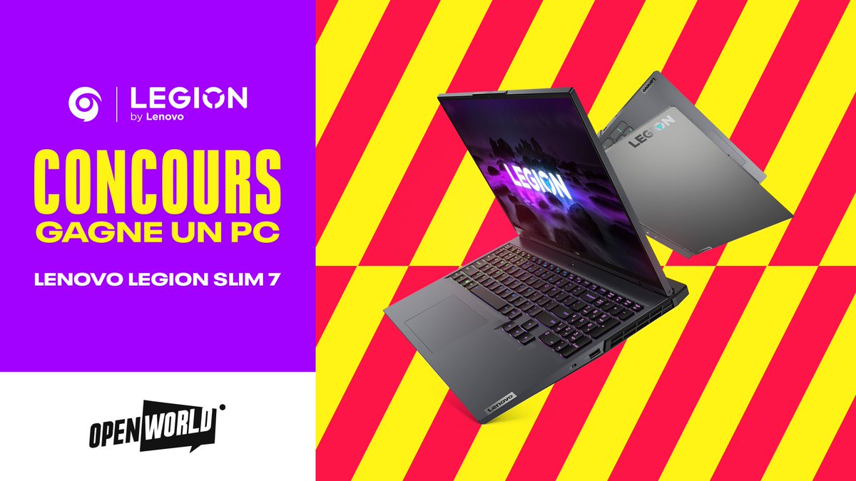 GotagaTV's tweet image. 📢 A l'occasion de notre #OpenWorld autour du voyage, notre partenaire Legion by @lenovofr vous offre un PC Portable Legion Slim 7 pour jouer partout dans le monde ! 🔥 

🖥 : lnv.gy/3REWAkM

Pour participer #RT &amp;amp; #Follow @GotagaTV et @lenovofr 👊 

🎁 : TAS le 19/09