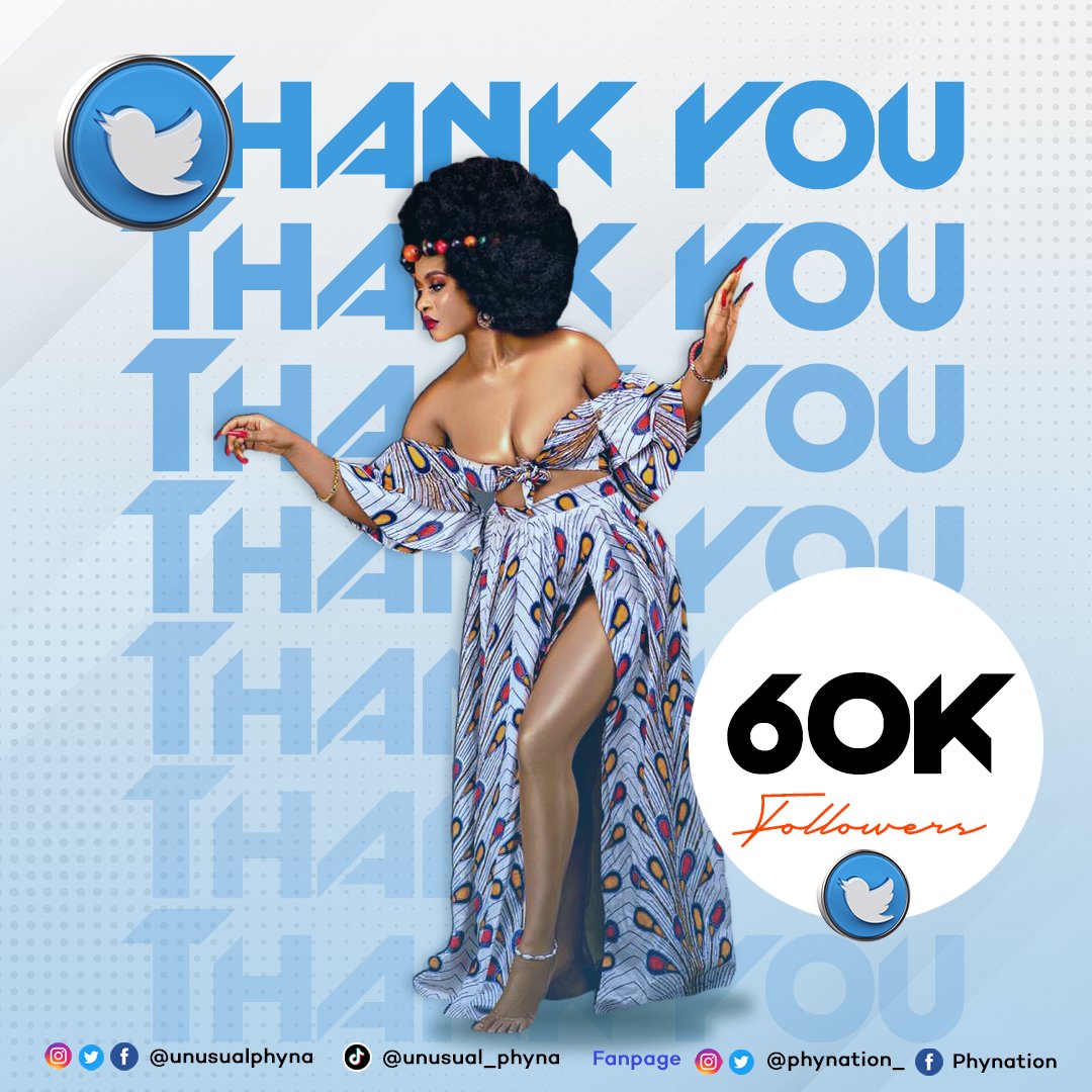 unusualphyna's tweet photo. HOH Phyna thanks you all for 60k twitter followers. We started this journey on 0 followers under 3 months ago. This is Phyna's blood, sweat and tears, thank you all for the love!! Lets keep growing #BBNaija https://t.co/jCqUPqLHEr