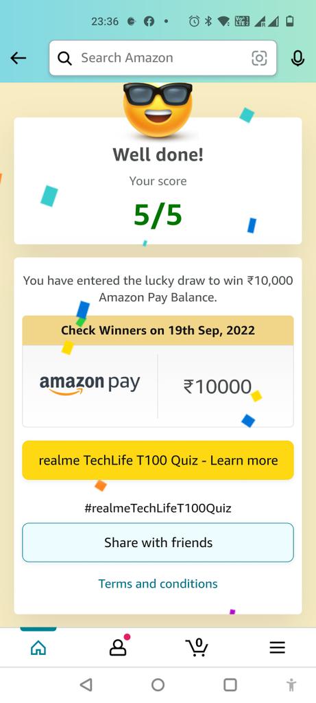 dolphaman's tweet image. I played this interesting Quiz on Amazon-Play games at Amazon FunZone  amazon.in/game/share/g1E…
@amazonIN @realmeIndia @realmeTechLife #realmeTechLifeT100 #ListenInFullColour