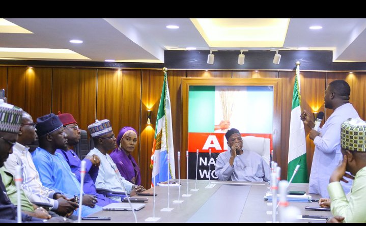 OfficialAPCNYL's tweet photo. Progressive Young Leaders Summit Steering Committee inaugurated today by the All Progressive Congress National Chairman Sen. Abdullahi Adamu, in Abuja.
September ,12, 2022
#PLYSUMMIT https://t.co/VPgclvXAhi
