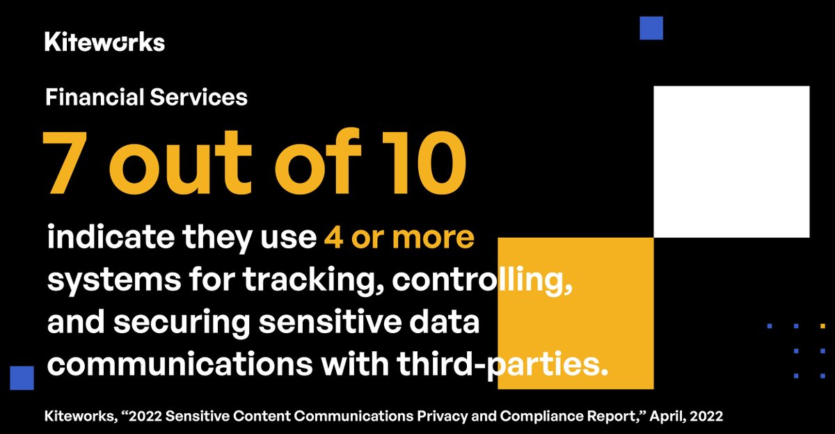 Kiteworks's tweet image. That awkward moment when you realize that you don’t know how to track, control, and secure your sensitive data communications with third parties. We found the results in this report to be very surprising. Do you agree?
hubs.ly/Q01lvCys0
#Kiteworks #PrivateContentNetwork