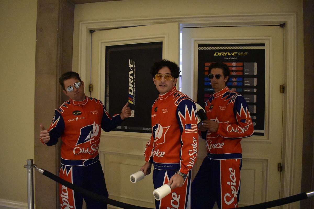 RPAGSupport's tweet photo. Matt Giovinazzo and Kellen Foley made a pit stop with the crew during their talk on the asset allocation crisis 🚦🏁 #DRIVEConference https://t.co/admY2oSLku