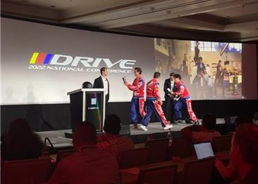 RPAGSupport's tweet photo. Matt Giovinazzo and Kellen Foley made a pit stop with the crew during their talk on the asset allocation crisis 🚦🏁 #DRIVEConference https://t.co/admY2oSLku