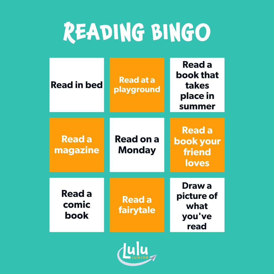 lulujrdotcom's tweet photo. 📙 Who doesn't like to yell BINGO! Make reading fun with our reading bingo for kids! See this week if they can ​​➡️

#readingactivity https://t.co/Sz8BkDCvpN