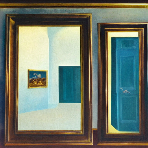 Merzmensch's tweet photo. #MerzmenschPresents
📋 Kunst in der Kunst in der Kunst (DALL-E, MidJourney, Stabile Diffusion)
Eine unüberwachte KI-Kreativität
https://t.co/72l0YZXMux
📖 #InterMERZ @Medium
#⃣ #KünstlicheIntelligenz #creativeAI #dalle #dalle2 #midjourney #stablediffusion #Magritte https://t.co/wZFF54WDMa