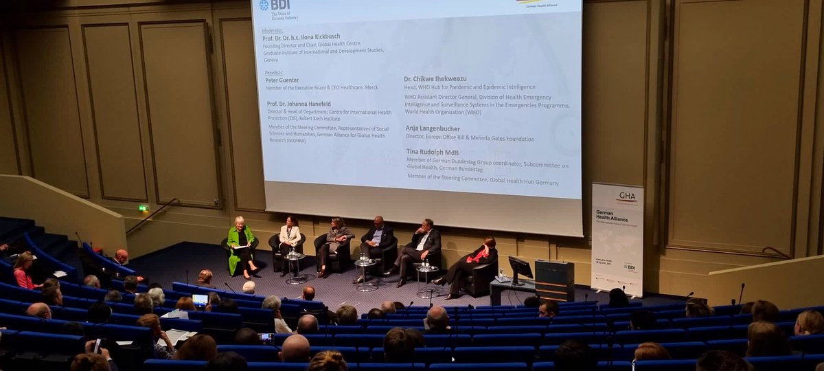 GHA_BDI's tweet photo. #12Sep @Der_BDI &amp; @GHA_BDI Evening Reception: Germany‘s Role in #GlobalHealth - A Multisectoral Perspective. https://t.co/kQSV6aZgDJ