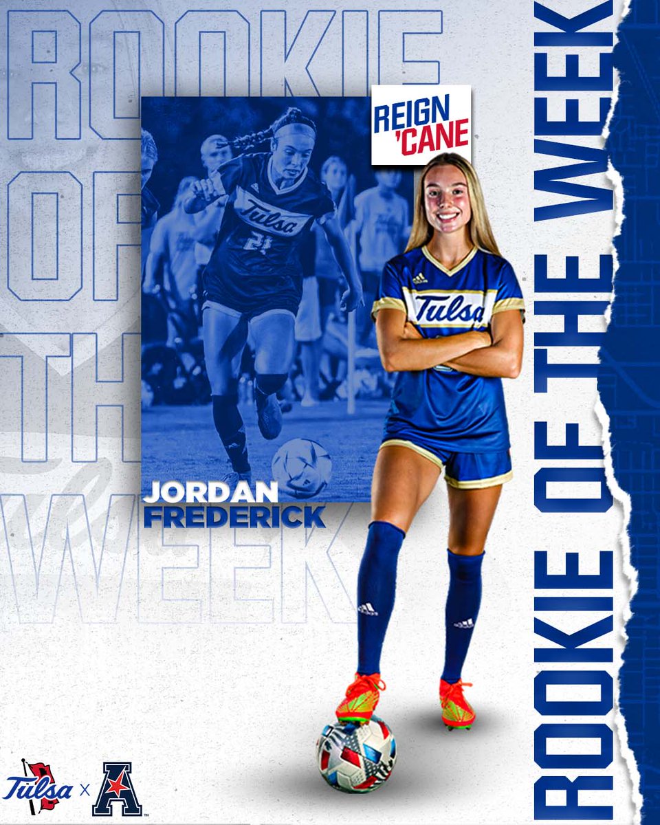 TulsaWSoccer's tweet photo. Tulsa’s Jordan Frederick Named The American Women’s Soccer Rookie of the Week; Quinn Turner Tabbed to Honor Roll

https://t.co/qfFC405poF https://t.co/BD5fvpL9WZ