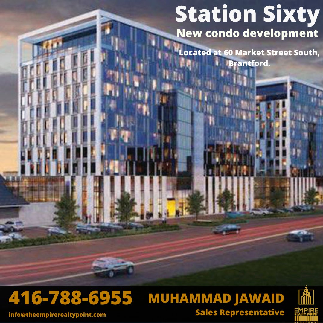 MJawaid24's tweet photo. Station Sixty 
New condo development #DreamHome #MarketAnalysis #HomeBuyers #GetYourHome #RealEstateProject #condosforsale #Apartmentforsale #newproject #brampton #bramptonrealestate #toronto #torontorealestate #torontocanada #singledettached #homedecor #homeinspiration #newhomes https://t.co/LbNC0mnCh2