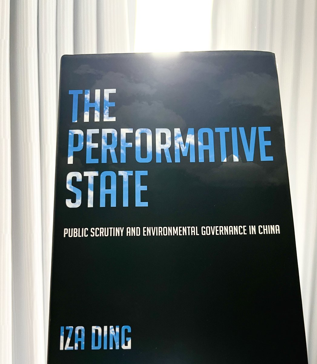 A thread about my new book The Performative State @CornellPress. I’ve published the main argument earlier in a @World_Pol article called “Performative Governance” tiny.cc/PG20. The book, I hope, offers much more than that. 1/9