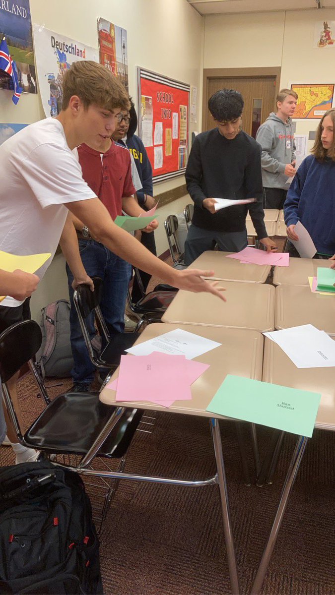 davidtsaid's tweet photo. APUSH students learning about the inequities of Colonialism and  Mercantilism through simulation! https://t.co/ExCNOpzUrg