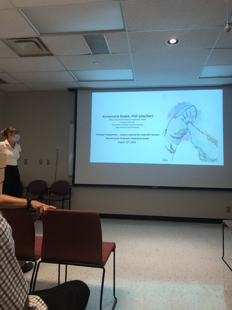 j_parnz's tweet photo. Great talks today from recent grad’s from @uOttawa and @NeuroCarleton about how to succeed in grad school and how everyone’s journey looks different! Very proud of my two colleagues and close friends @sarasiddiqi12 &amp; @AnnemarieDedek for sharing their experiences &amp; wisdom 🔬📊 https://t.co/Qxxamvsjak