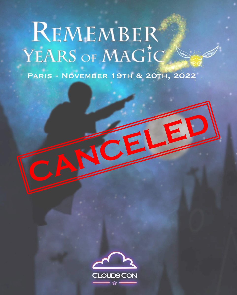 CloudsCon's tweet photo. ⚡️ #RYOM2 - ANNULATION // CANCELLATION
🇫🇷 Nous sommes sincèrement désolés pour cette nouvelle, on espère que vous ne nous en voudrez pas et qu’on se retrouvera tous bientôt 🤞🏻
🇬🇧 We are truly sorry for this bad news, we hope you won’t blame us, see you all soon ❤️
⬇️⬇️⬇️ https://t.co/HEy0ZfW3oX