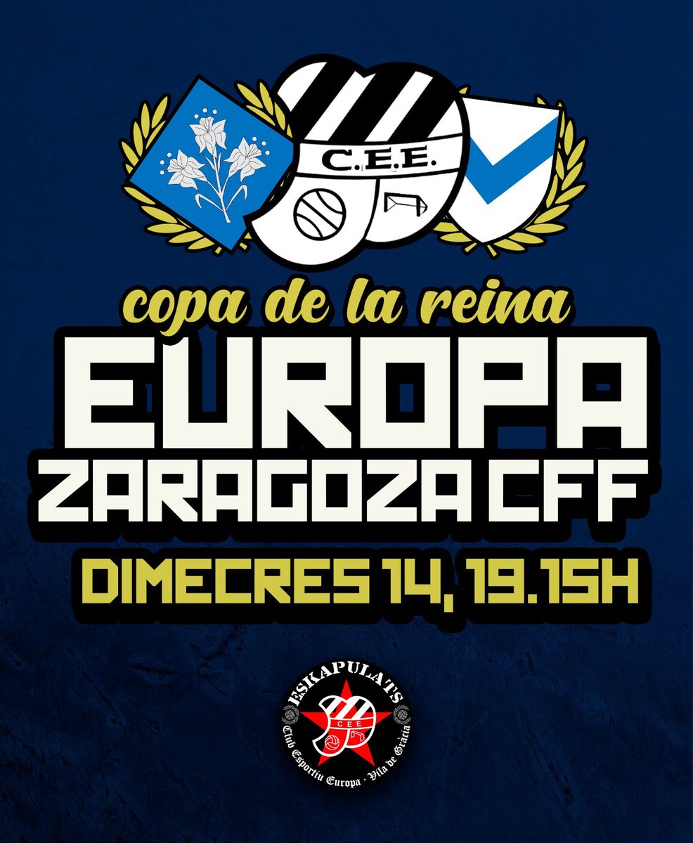 Dimecres el gol sud farà vibrar el Nou Sardenya per aconseguir la victòria en la primera ronda de la Copa de la Reina.

A per totes escapulades!