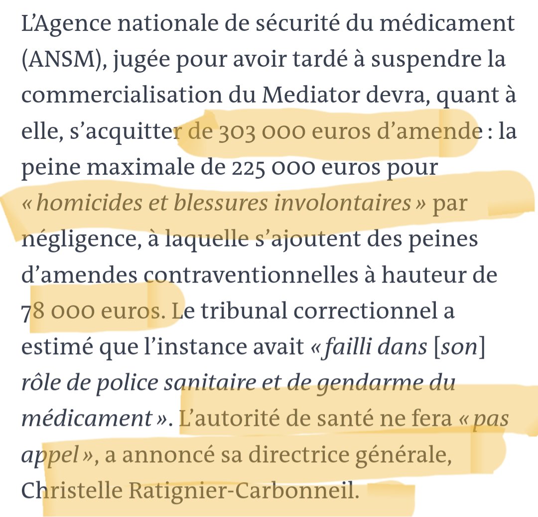 Il faut croire que <a href="/ansm/">ANSM</a> n'a appris de ses erreurs ou ne lit pas bien ces rapports 🤣! C'est pas bon d'être directeur Ansm ou ministre de la santé en ce moment !