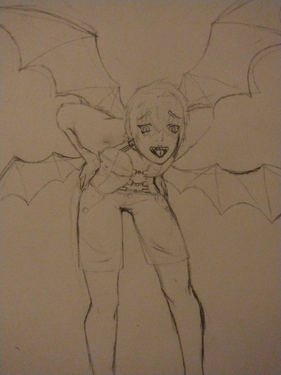 PinkDeath0271's tweet photo. I'm drawing my oc, thinking of turning into a vtuber, but I'm broke as fuck lol #vtuber #oc #femboy #twink #crossdresser #ftm #sissy #drawing #sketch https://t.co/qshjAAc156