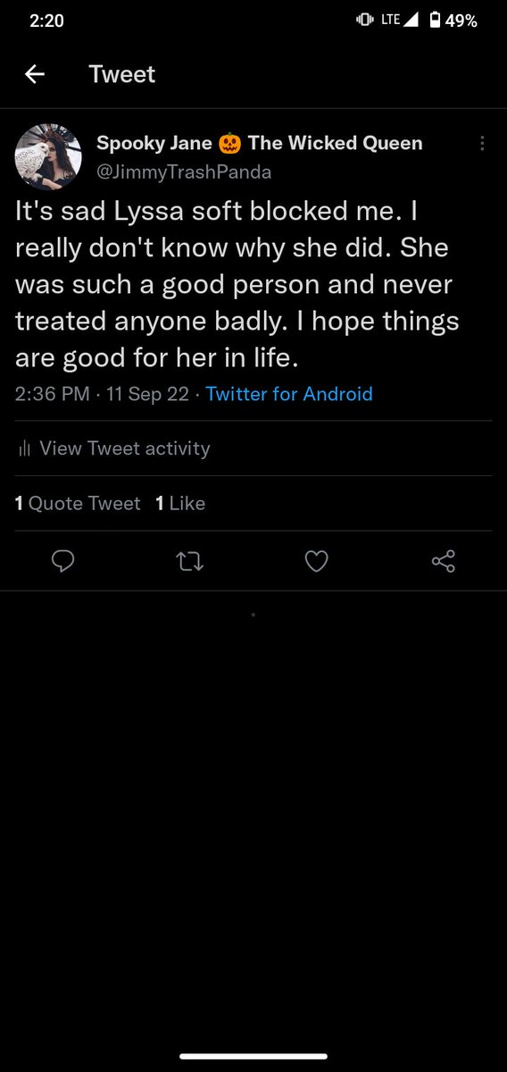InactiveGoblin's tweet photo. The QRTs are from private accounts and more than likely talking shit. You are all a bunch of assholes. You're stalking my account and it's disgusting. Get a hobby that doesn't include bullying or harassment. https://t.co/rpiZDzD36b