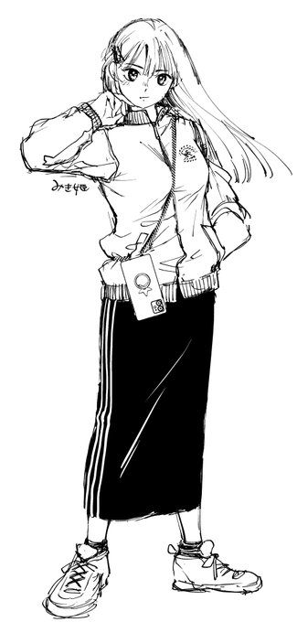 [創作]ネームの合い間のらくがき。スマホストラップ買ったから。2枚目はパイスラ。 