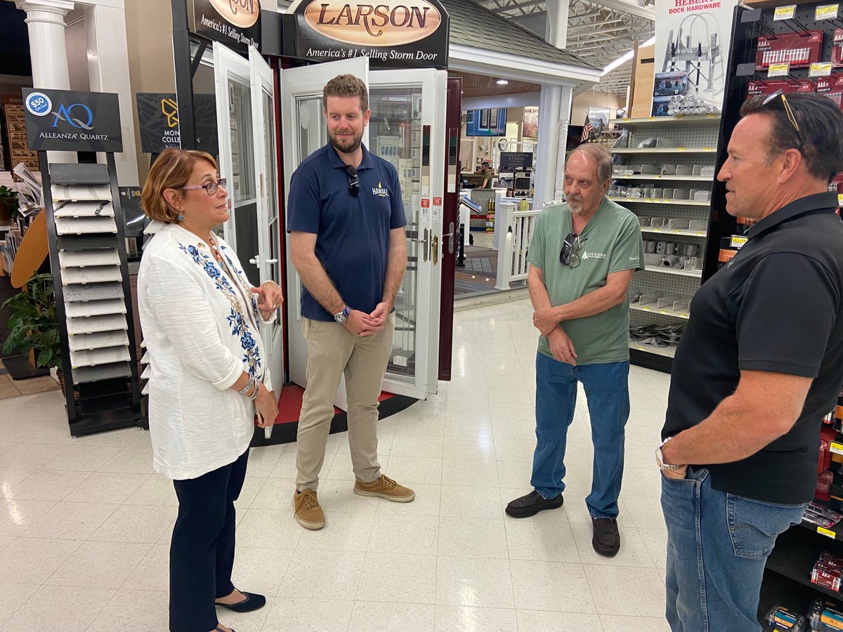 HanselForNH's tweet photo. Making a Southern NH Swing! 

Of course it wouldn't be complete without a stop at Cyr Lumber and Klemm's Bakery in Windham! 

#NHPolitics #NH02 https://t.co/6oJjNKyBBc