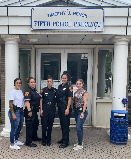 SCPD5thPrecinct's tweet photo. Today, National Police Woman Day, we acknowledge and celebrate the  contributions of our female officers toward ensuring the safety and security of Suffolk’s residents and visitors. 
Thank you to the female police officers of the @SCPD5thPrecinct  and those throughout the nation. https://t.co/ECsGX23KLH