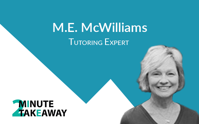 M.E McWilliams has some tips for how new, peer, or returning #tutors can help students prepare for upcoming tests and papers. 

Do you have any questions, tips, or ideas for how tutors can help students prepare for tests, exams, or papers?innovativeeducators.org/pages/2-minute…
