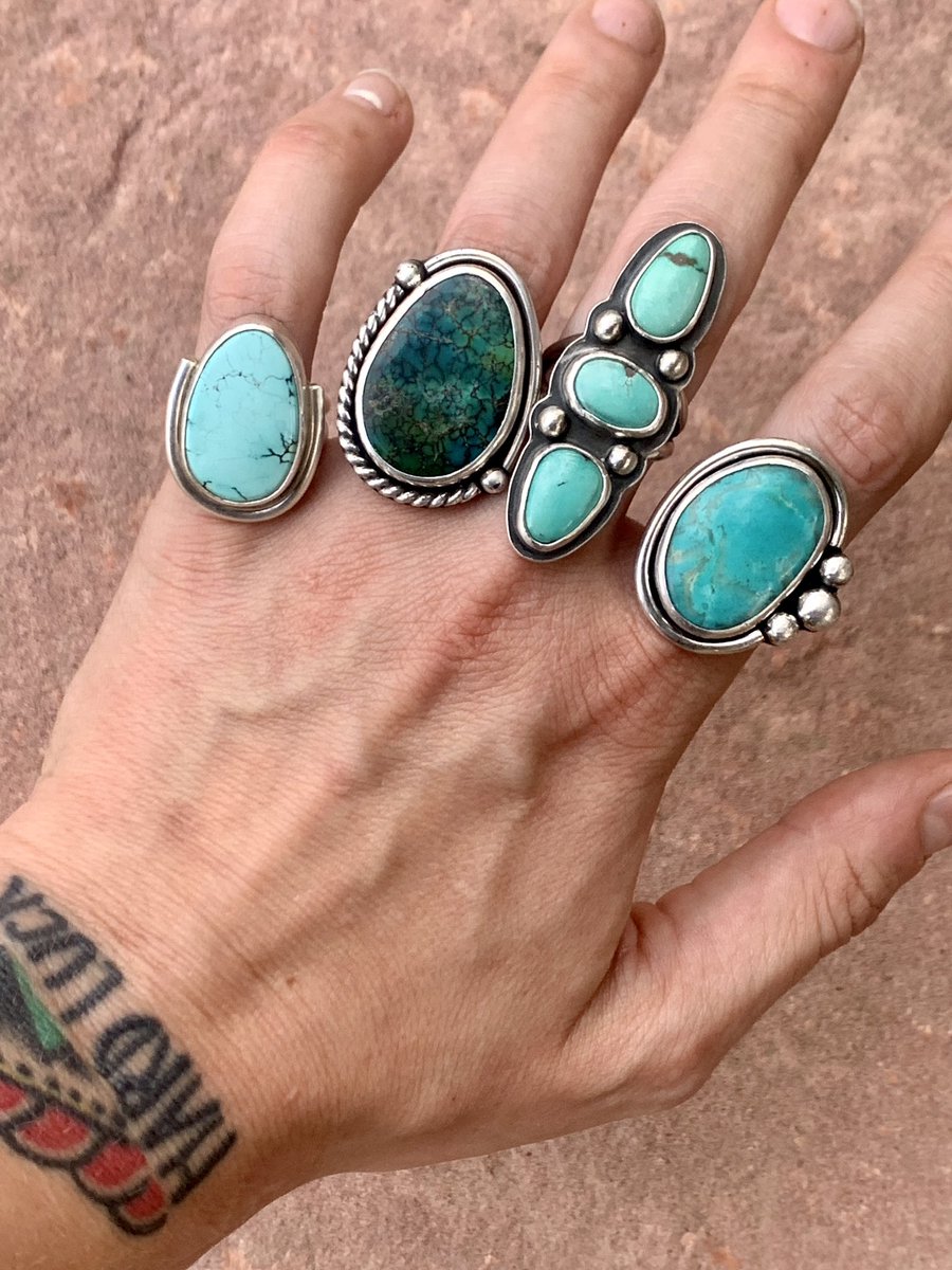 I do not want to have to go back to working for someone else like pretty much ever. so this is a kind and gentle reminder that I make lovely sterling silver and stone jewelry and accessories and that my commissions are currently open. thank you for looking 🖤