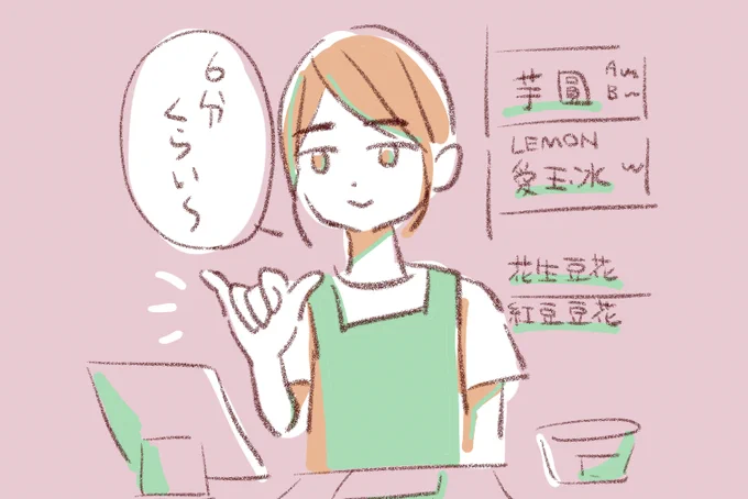 台湾系のお店でテイクアウト頼んだら、「6分くらいかかります」のジェスチャー🤙に釘付けになった 