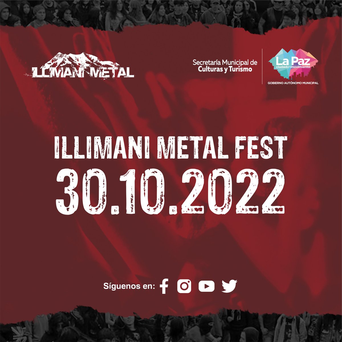 illimanimetal's tweet photo. \m/Apoyando al #metalboliviano desde 2008\m/

#IMF2022 #illimanimetal #metalescultura #metalconaltura https://t.co/PvHDoVQClT