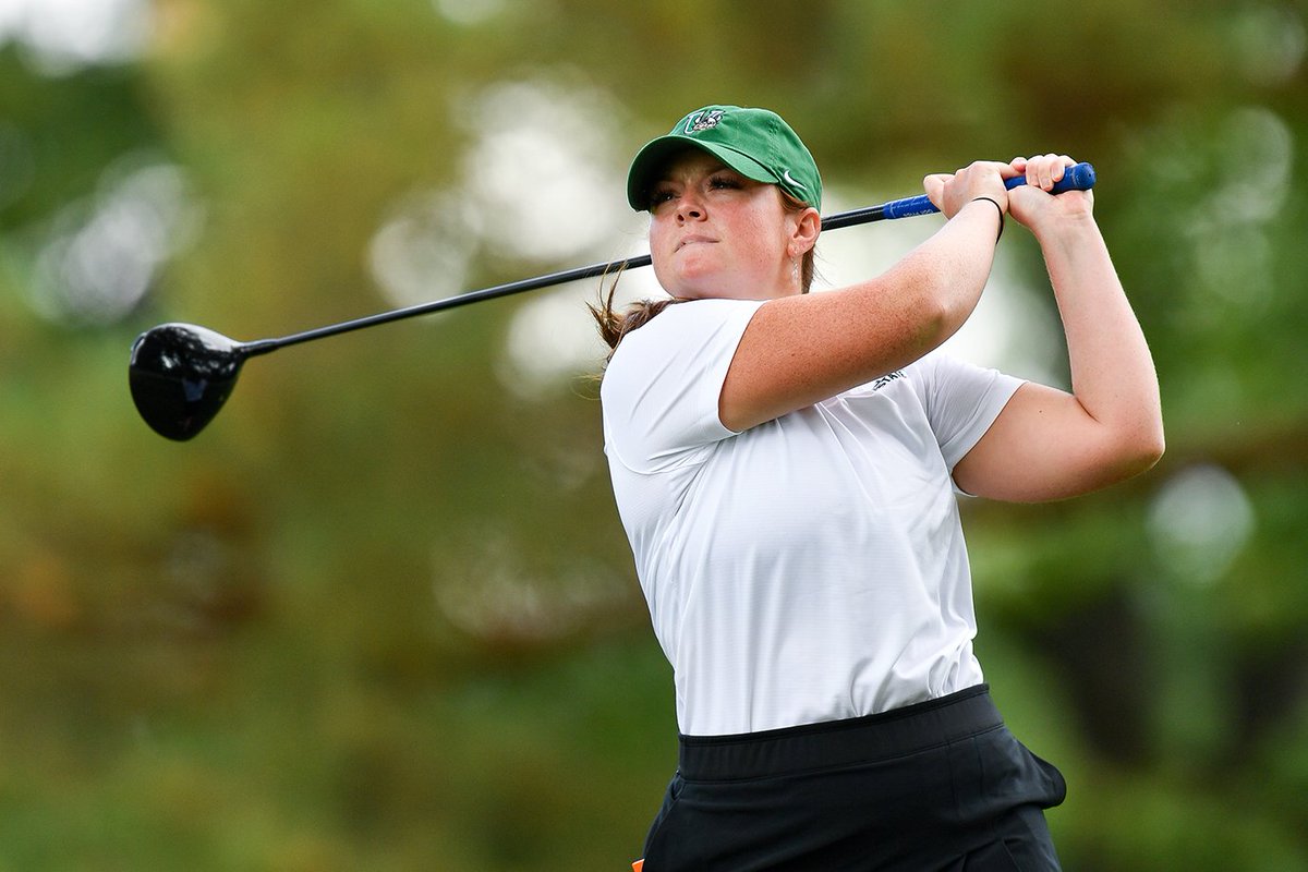 𝐖𝐆𝐋𝐅: Cleveland State sits third after first round of Roseann Schwartz Invitational; Sabrina Coffman leads the Vikings sitting T-3 heading into tomorrow's final round. 

🔗 bit.ly/3xh0TdY
📊 bit.ly/3eyh9ke