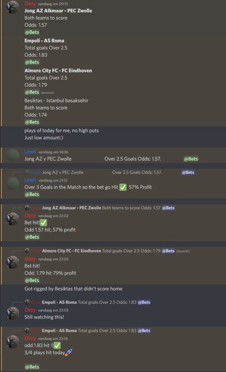 4/5 soccer bets hit today👀✅

Make sure to join the Discord
Link in bio, it’s free🫶🏽 
#bettingsports