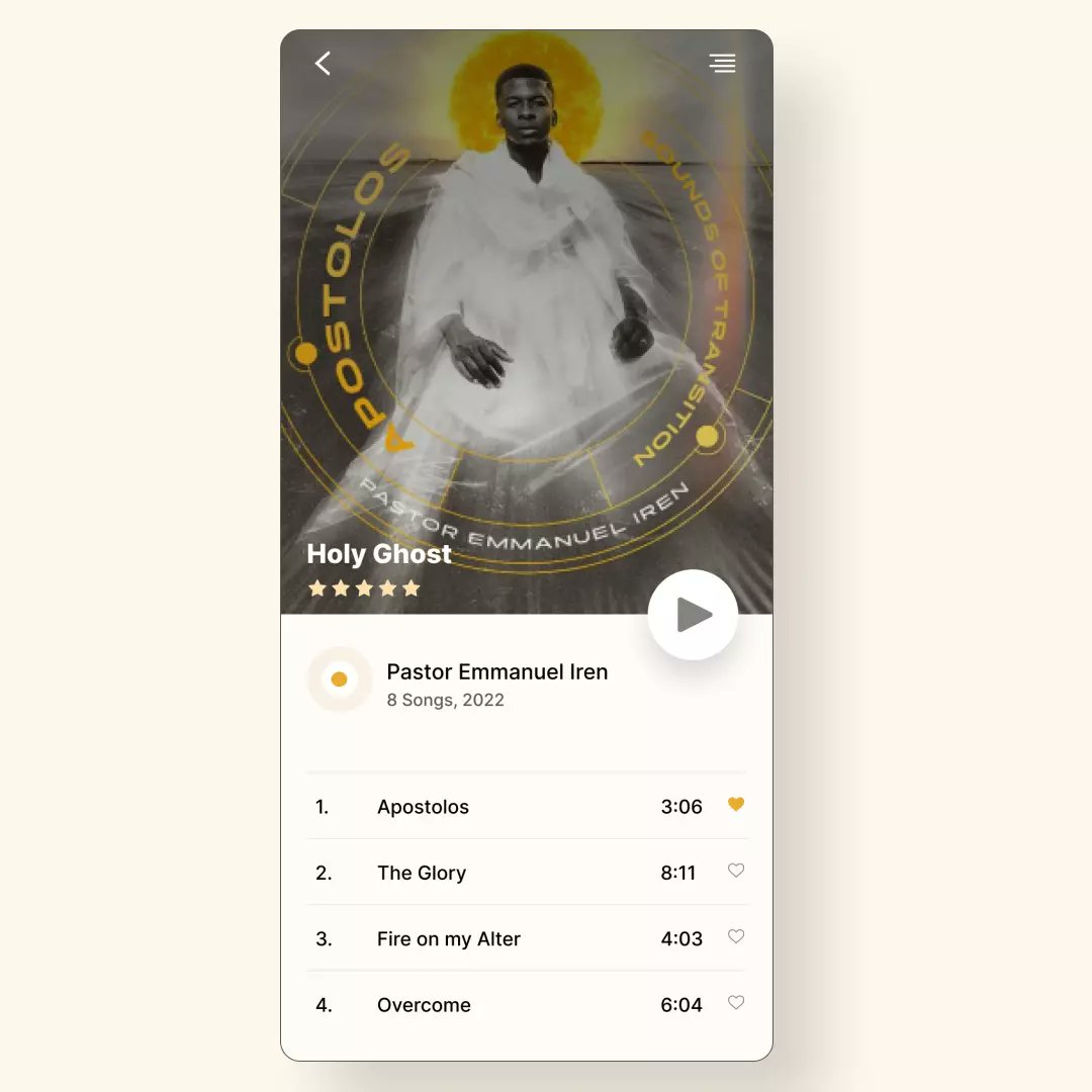 Designforlove1's tweet photo. Day 25: Design a Simple Music App page
Consistency is the key to achieving success ♥️
What do you think?
Drop a comment 🤗🤗
Inspiration from @Hahfyeez
My Boss
Thank you @ingressive4good @imtconf
#Apostolos
#CCI
#I4GDesignChallenge
#I4G30DaysOfDesign
#imfconf https://t.co/1oguJ1Em7T