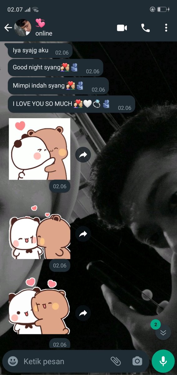 Terimakasih tuhan udah baikk banget ngasih cowo yg punya love language kek dia♡.
Padahal kita serumah cmn gk sekamar aja wkwkw