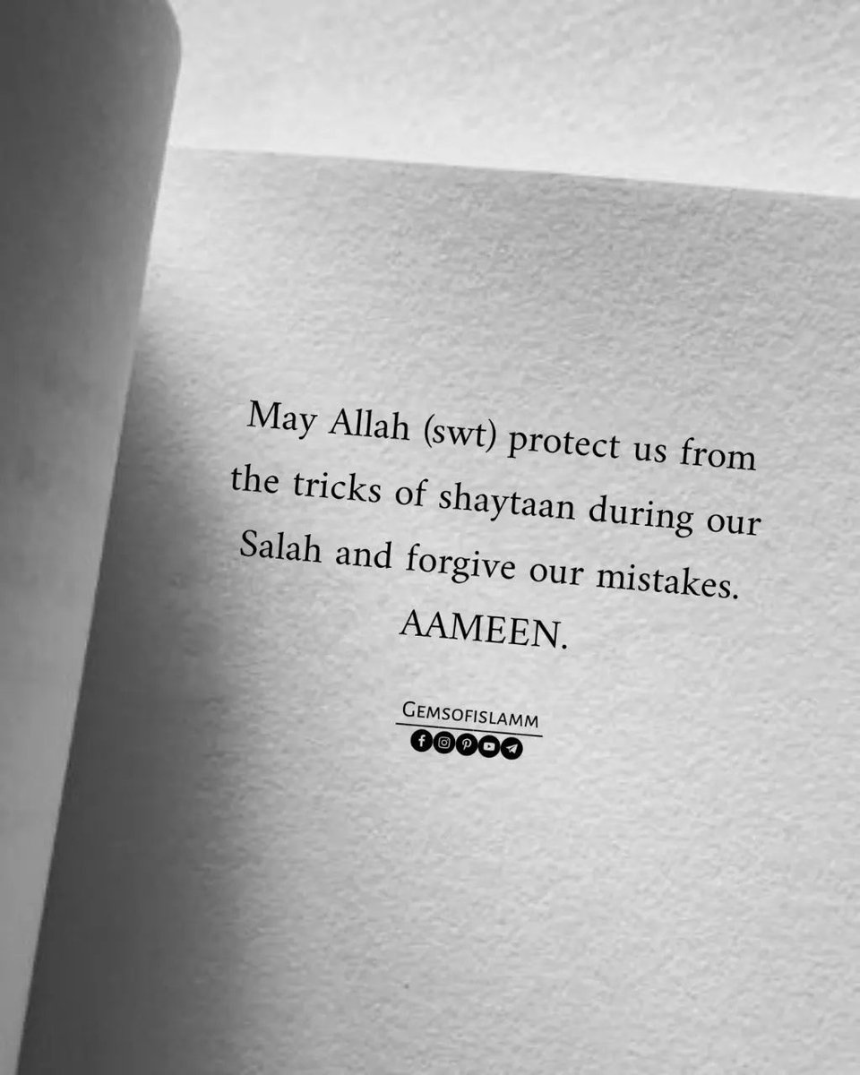 《◇》How To Concentrate In Salah 🕋

《◇》Must Read📚
   1/3 https://t.co/7LH9Q5ly95