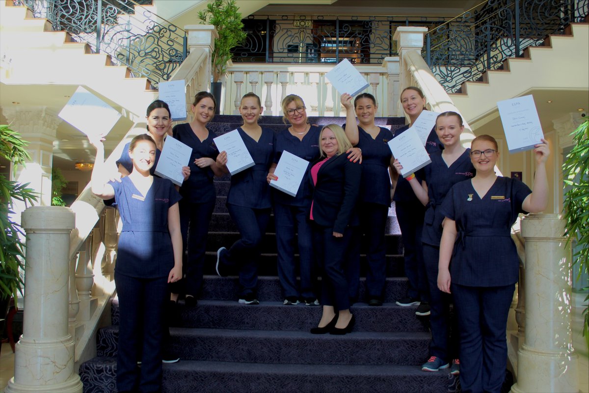 HeritageLaois's tweet photo. We always want to do better for you❤️ Our spa team have been busy upskilling and have earned certificates awarded through Espa 🎉 

#theheritage #lovelaois #spa #spaday #spapackages #luxury #luxuryspaday #team #hotel #irishhotel #ireland #irish #espa https://t.co/ZbgUSKP7xK