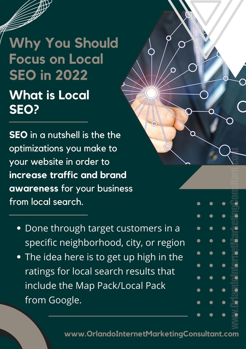 Local SEO is an important element of a well-rounded #SEO strategy. In 2022, businesses should be focusing more on this aspect as searches with local intent are skyrocketing. ow.ly/VMT150KE176