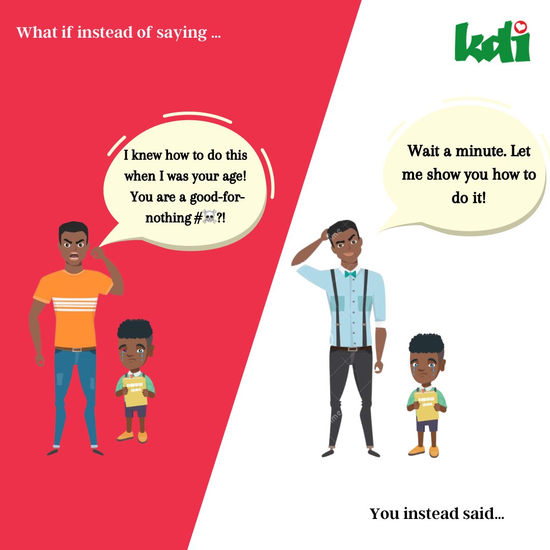 KalkabaDI's tweet photo. All children develop differently and at different rates, and comparing your child to others is definitely not the best idea.

Instead, try teaching your child how to learn something he/she doesn't know how to do yet.

#kdi  #cameroun #thrivebyfive #minderoofoundation https://t.co/WNoIZIjmKd