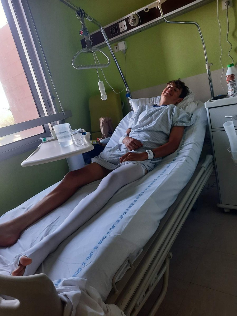 charliepaige01's tweet photo. A sudden end to my season, a heavy crash left me with a fractured pelvis. Disappointed that I won't be at Ronde de Isard, a race I had done a lot of prep for &amp; was a big objective. However 2022 has been a cracking season. Now to rest &amp; heal up! I'll be back! @DaveRaynerFund https://t.co/k7mrdxpwen