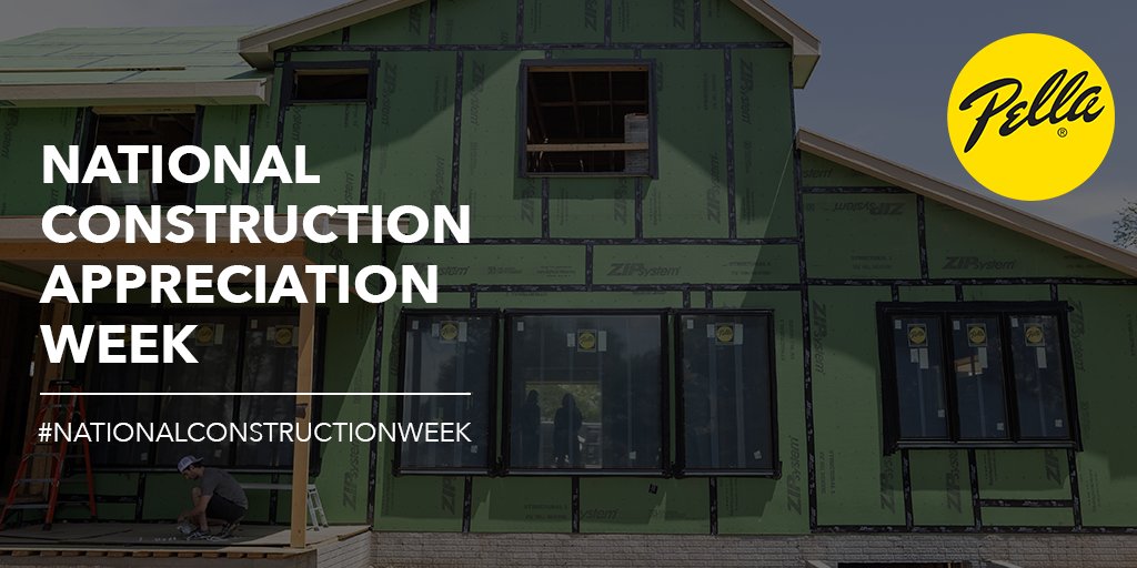 It's #NationalConstructionAppreciationWeek, and we couldn't be more thankful for the hardworking individuals that turn your dreams into reality. Join us this week as we celebrate construction professionals. #NationalConstructionWeek