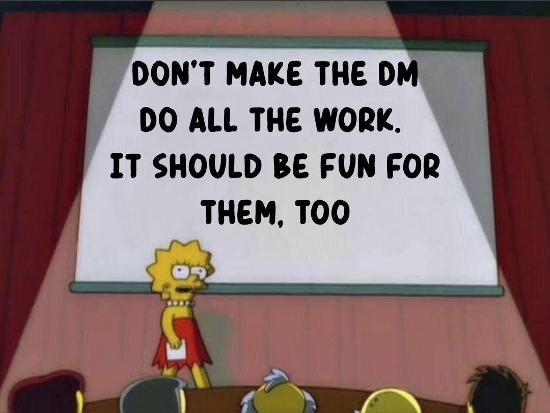 Warlockdnd's tweet photo. DM appreciation tweet! Thank you all for the work you put in to make the game fun! #dnd https://t.co/XuptzCnzSw