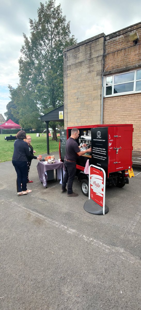 RAUHospitality's tweet photo. Great to have the @mozzocoffee TukTuk with us the last 2 days. Serving up delicious coffee for our #Freshers , their parents and our staff @RoyalAgUni 

#CoolBeans #CoffeeTime https://t.co/U1sNa4ah5s
